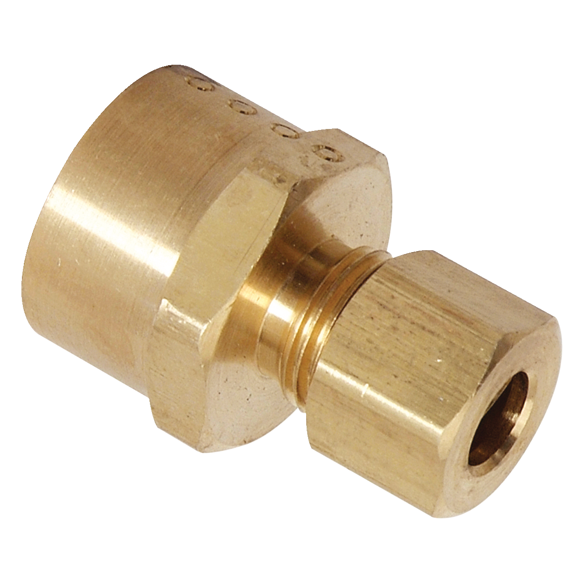 3/8 in. Female Flare, Fine Thread x 1/4 in. O.D. Tube BrassCraft